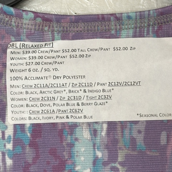 PolarMax DOUBLE BASELAYER SET - Purple Pastel - Picture 8 of 14